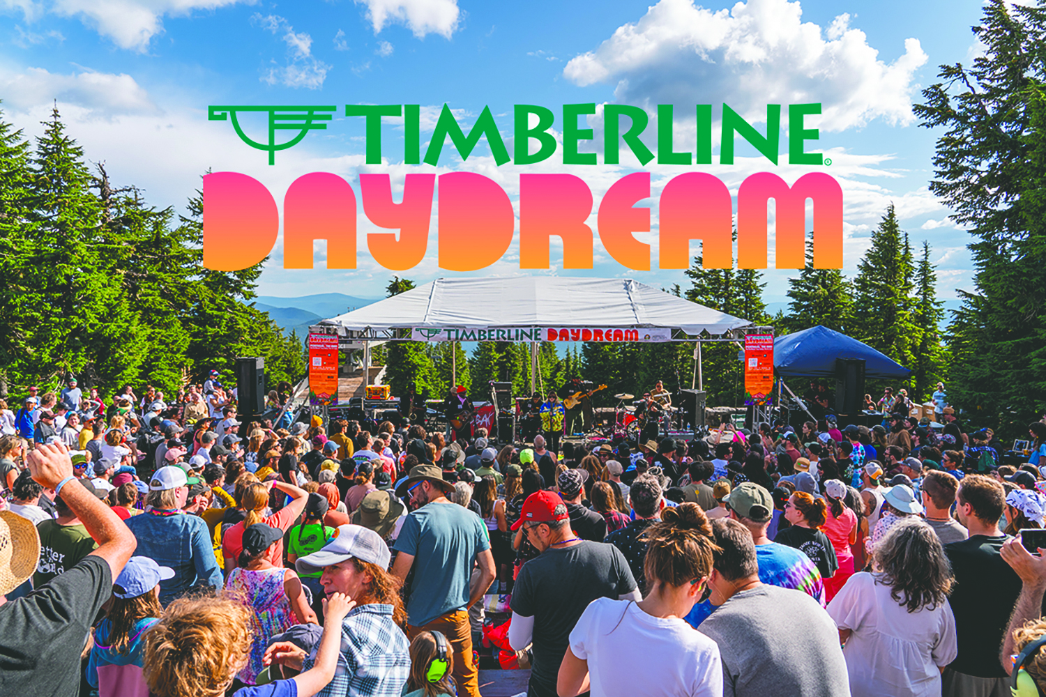 a crowd gathered for timberline day dream