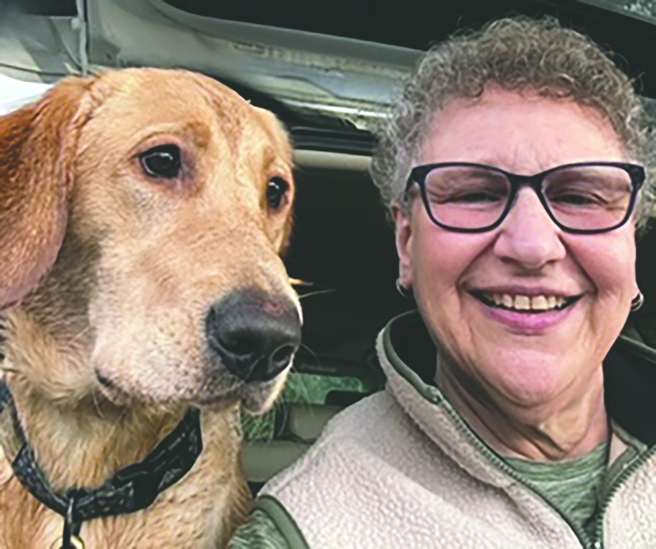 Enola and her dog